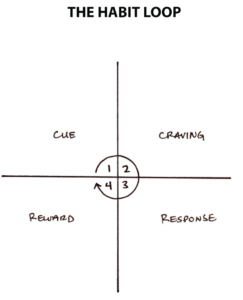 The Habit Loop from James Clear's Atomic Habits