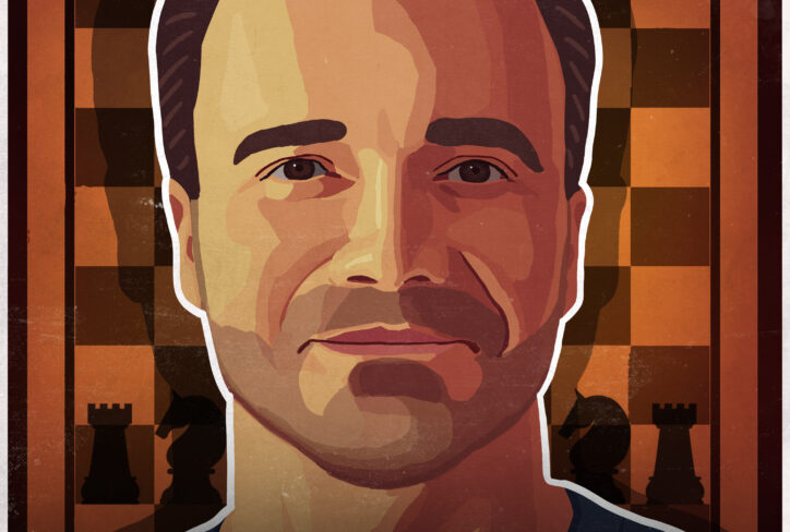Illustrated portrait of Danny Rensch in front of a chessboard, with chess pieces at the bottom. Text reads: The Jordan Harbinger Show, Danny Rensch Part 1, #1289.