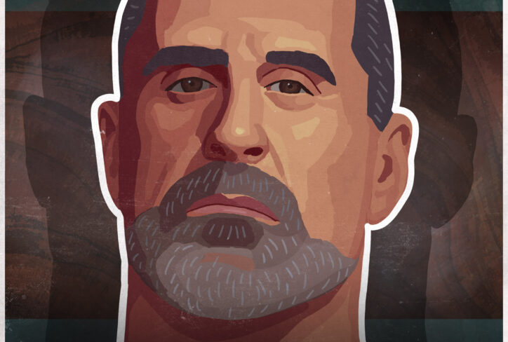 Stylized illustration of a serious-looking man with short brown hair and a gray beard. Text reads: The Jordan Harbinger Show featuring Lou Valoze, #1341 on the lower part of the image.
