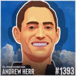 Illustrated portrait of Andrew Herr for The Jordan Harbinger Show episode #1393.
