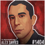 Stylized portrait of Alex Davies for The Jordan Harbinger Show episode 1404.