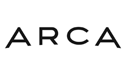 Black text in a modern, sans-serif font spells ARCA on a white background.